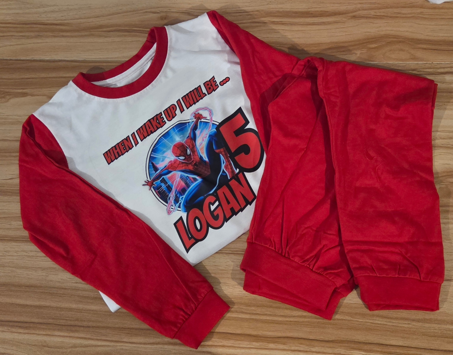 Personalised Spider-Man PJs